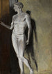 Studie van een klassieke sculptuur - Jacek Malczewski — weergave van het kunstwerk