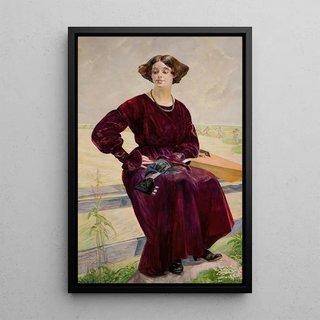 Jacek Malczewski - The Finished Song Portrait of Ra Aleksandrowicz.webp