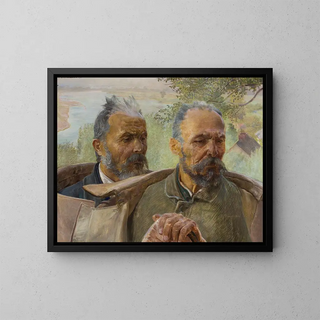 Jacek Malczewski - Two heads of old men.webp