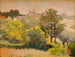 Uitzicht op Krakau vanaf Zwierzyniec - Jacek Malczewski — weergave van het kunstwerk