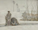 Winterlandschap - Jacek Malczewski — weergave van het kunstwerk