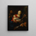 Heilige Familie met de heilige Johannes de Doper - Jacob Carl Stauder — ingelijst kunstwerk aan de muur