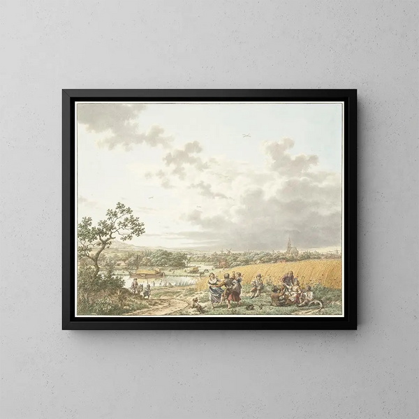 Summer Afternoon and Sky - Jacob Cats — framed artwork on a wall
