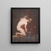 Narcisse - Jacob Christoph Le Blon — ingelijst kunstwerk aan de muur