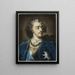 Portret van Lodewijk XV - Jacob Christoph Le Blon — ingelijst kunstwerk aan de muur