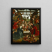 Nativiteit - Jacob Cornelisz. van Oostsanen — ingelijst kunstwerk aan de muur