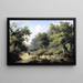 Bosrijk landschap met reizigers - Jacob Cremer — ingelijst kunstwerk aan de muur