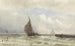 Haven van Flessingue met binnenkomende zeilboot - Jacob Eduard van Heemskerck van Beest — weergave van het kunstwerk