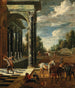 De terugkeer na de jacht - Jacob Ferdinand Saeys — weergave van het kunstwerk
