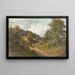 Route de campagne animée en été - Jacob Hoffmann | Reproduction — ingelijst kunstwerk aan de muur