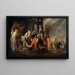 L'idolâtrie van koning Salomo - Jacob Hogers — ingelijst kunstwerk aan de muur