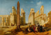 van de ruïnes van het paleis van Karnak in Thebe - Jacob Jacobs — weergave van het kunstwerk