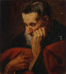 Tête d'un homme barbu, peut-être un apôtre - Jacob Jordaens — weergave van het kunstwerk