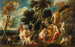 De nimfen die de baard van Pan afsnijden - Jacob Jordaens — weergave van het kunstwerk