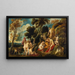 De nimfen die de baard van Pan afsnijden - Jacob Jordaens — ingelijst kunstwerk aan de muur