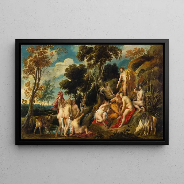 Jacob Jordaens - Nymphs Cutting Off Pans Beard.webp