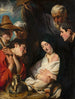 L'Adoration des bergers - Jacob Jordaens — weergave van het kunstwerk