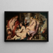 De meisjes van Cécrops die de baby Erichthonios vinden - Jacob Jordaens — ingelijst kunstwerk aan de muur