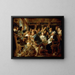 De Feest van de Koning van de Boontjes - Jacob Jordaens — ingelijst kunstwerk aan de muur