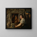 De fruitverkoper - Jacob Jordaens — ingelijst kunstwerk aan de muur