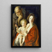 La Sainte Famille - Jacob Jordaens — ingelijst kunstwerk aan de muur