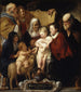 De Heilige Familie met Sint Anna en de jonge Johannes de Doper en zijn ouders - Jacob Jordaens — weergave van het kunstwerk