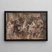 De koning drinkt - Jacob Jordaens — ingelijst kunstwerk aan de muur