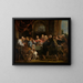 Het Laatste Avondmaal - Jacob Jordaens — ingelijst kunstwerk aan de muur