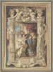 De presentatie in de tempel met een sculptuurlijst - Jacob Jordaens — weergave van het kunstwerk