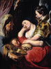 De Verleiding van Maria Magdalena - Jacob Jordaens — weergave van het kunstwerk