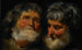 van twee studies van het hoofd van een oude man - Jacob Jordaens — weergave van het kunstwerk