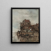 Een uitzicht op de haven van Dordrecht - Jacob Maris — ingelijst kunstwerk aan de muur