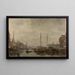 Stadlandschap schilderij - Jacob Maris — ingelijst kunstwerk aan de muur
