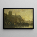 Schepen in de haven van Dordrecht - Jacob Maris — ingelijst kunstwerk aan de muur