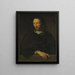 Portret van een man na Philippe de Champaigne Louvre - Jacob Munch — ingelijst kunstwerk aan de muur