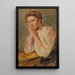 Portrait de la fille Elsa - Jacob Nöbbe — ingelijst kunstwerk aan de muur