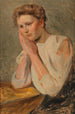 Portrait de la fille Elsa - Jacob Nöbbe — weergave van het kunstwerk