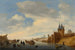 Landschap in de winter in Arnhem - Jacob Salomonsz van Ruysdael — weergave van het kunstwerk