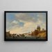 Landschap in de winter in Arnhem - Jacob Salomonsz van Ruysdael — ingelijst kunstwerk aan de muur