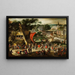 beurs op de dag van Sint-Sebastiaan - Jacob Savery de Oude — ingelijst kunstwerk aan de muur