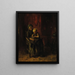 Moeder en kind - Jacob Simon Hendrik Kever — ingelijst kunstwerk aan de muur