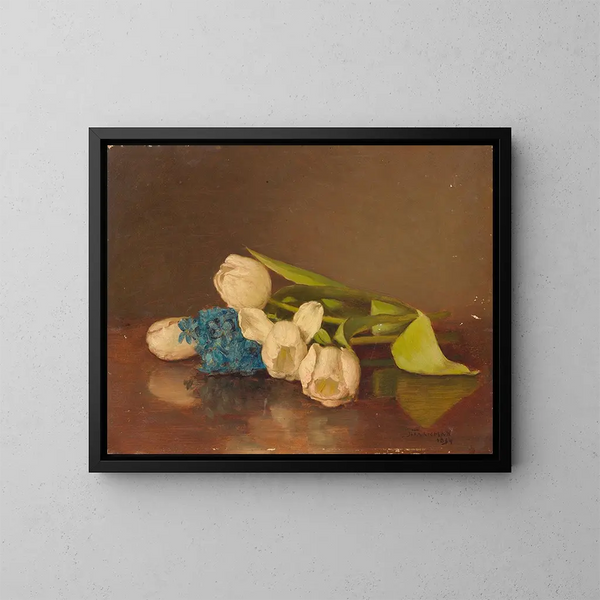 Tulip Bed Canvas - Jacob Taanman — framed artwork on a wall