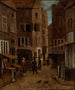 Street scene painting - Jacob Vrel — artwork view
