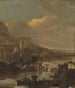 Vue sur la rivière - Jacob Willemsz. de Wet — weergave van het kunstwerk