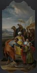 Saint Philippe baptise l'eunuque - Jacob de Wit — weergave van het kunstwerk