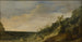 Landschap met bergzicht, uitzicht op een rivier en de zee - Jacob van Geel — weergave van het kunstwerk
