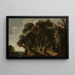 Boslandschap - Jacob van Geel — ingelijst kunstwerk aan de muur