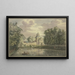van Porte d'Utrecht met een deel van de promenade - Jacob van Liender — ingelijst kunstwerk aan de muur
