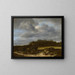 Maïsveld - Jacob van Ruisdael — ingelijst kunstwerk aan de muur