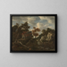 Landschap met rotsen - Jacob van Ruisdael — ingelijst kunstwerk aan de muur